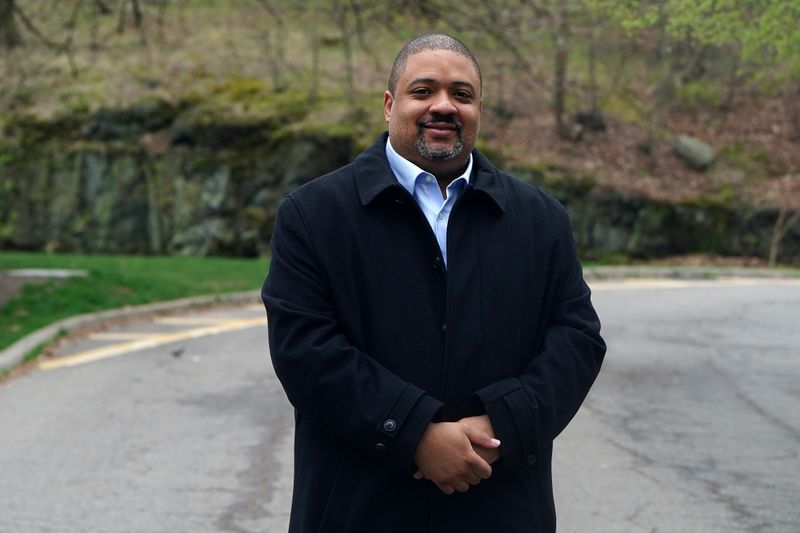 Bragg, candidate for District Attorney of New York poses for