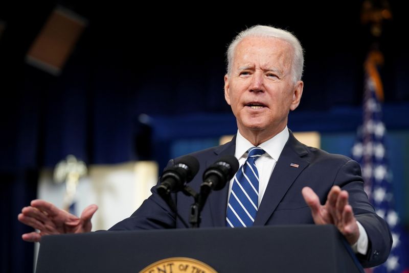 U.S. President Biden delivers remarks on the June jobs report