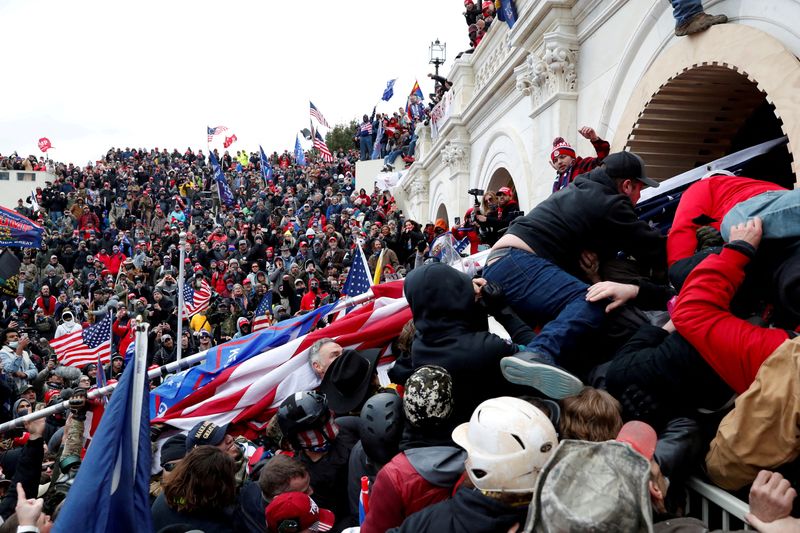 FILE PHOTO: Pro-Trump protesters storm U.S. Capitol