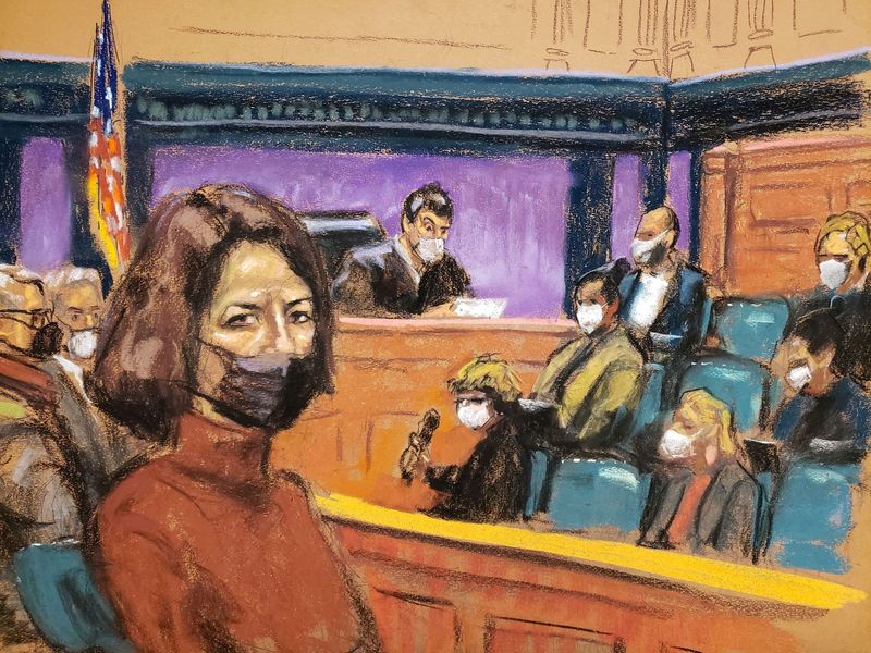 FILE PHOTO: Ghislaine Maxwell trial in New York