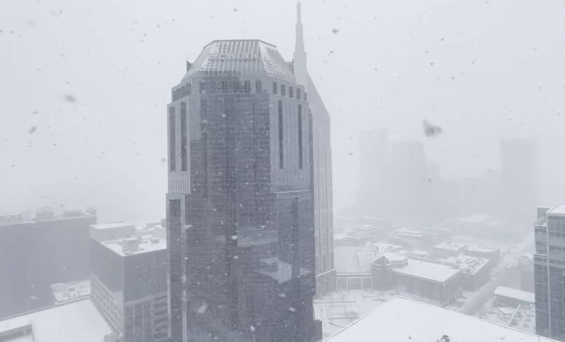 Snow in Nashville