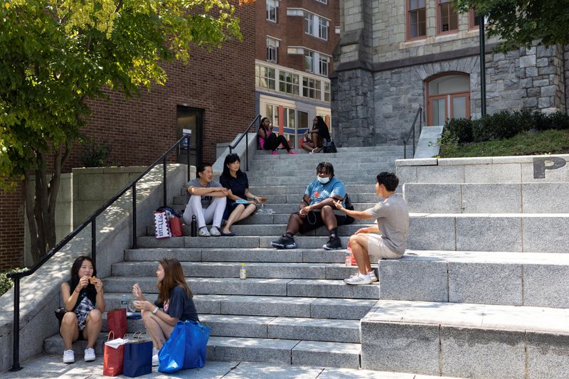 FILE PHOTO: Students return to University of Pennsylvania