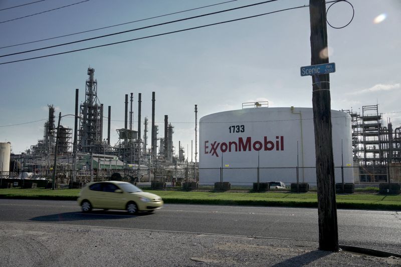 FILE PHOTO: A view of the ExxonMobil Baton Rouge Refinery