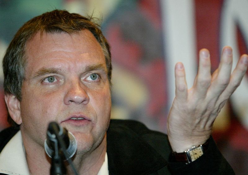 FILE PHOTO: U.S. musician and actor Meat Loaf speaks during