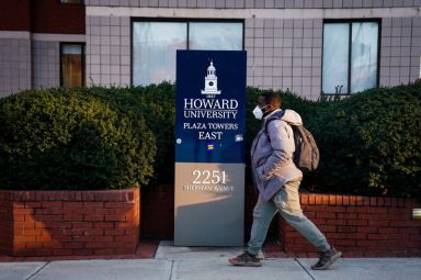 FILE PHOTO: Howard University receives bomb threats in Washington