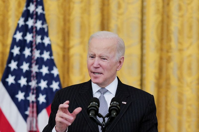 FILE PHOTO: U.S. President Joe Biden, Vice President Kamala Harris,