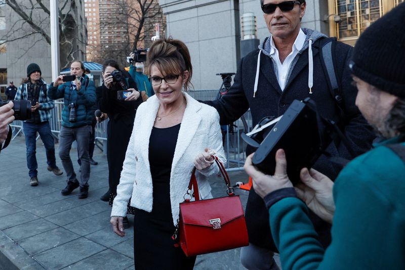 Sarah Palin’s defamation lawsuit against New York Times, in New