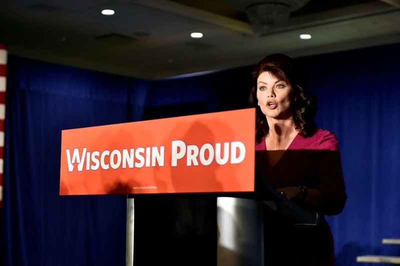 FILE PHOTO: Lieutenant Governor Rebecca Kleefisch announces that Republican Governor