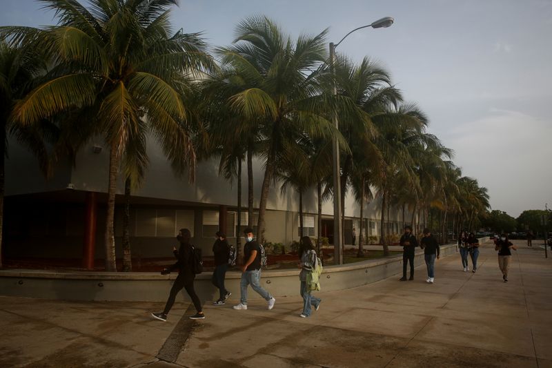 Students return to school in Miami, Florida