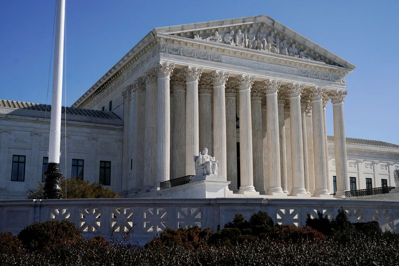 FILE PHOTO: U.S. Supreme Court is seen after it was