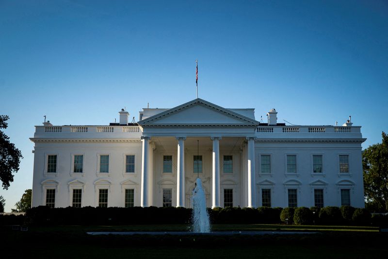 FILE PHOTO: General view of the White House in Washington
