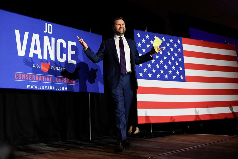 Republican U.S. Senate candidate J.D. Vance watch party in Cincinatti