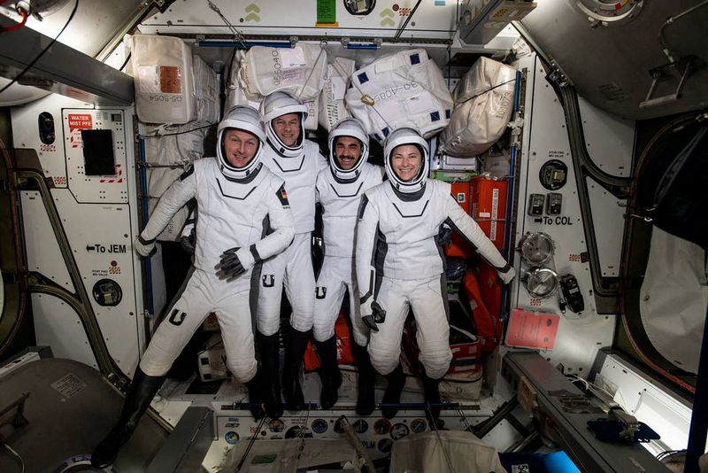 The four commercial crew astronauts representing NASA’s SpaceX Crew-3 mission