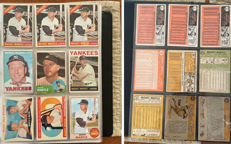 A childhood collection of 1960s baseball cards