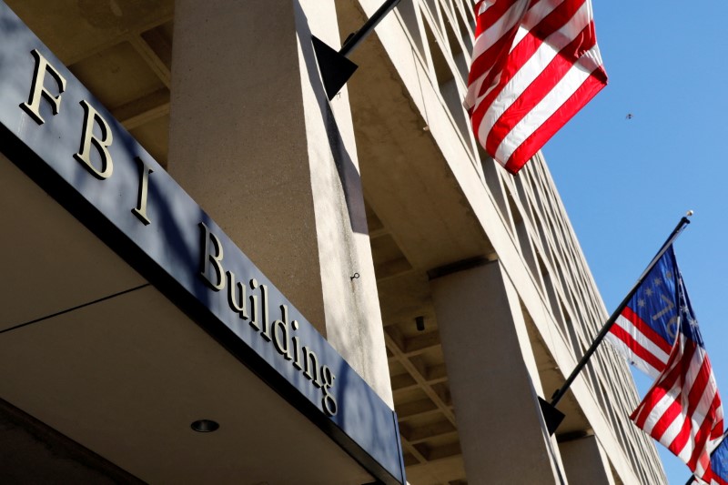 FILE PHOTO: FBI headquarters building is seen in Washington