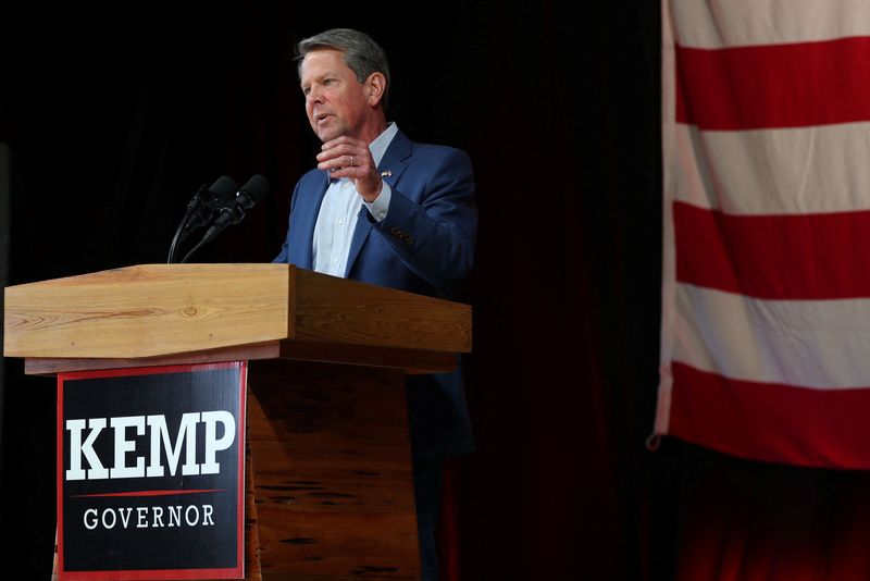 Rally for Georgia Governor Brian Kemp, ahead of the state’s