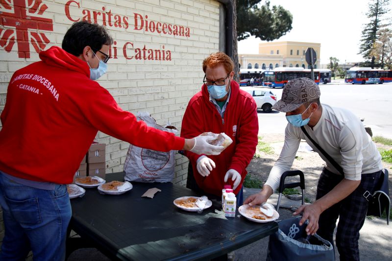 FILE PHOTO: Outbreak of coronavirus disease (COVID-19) in Catania