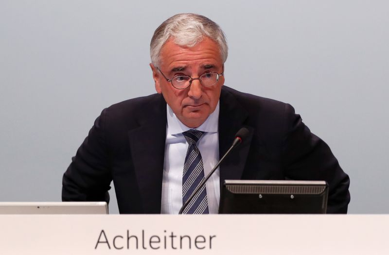 FILE PHOTO: Chairman of the board Paul Achleitner attends the