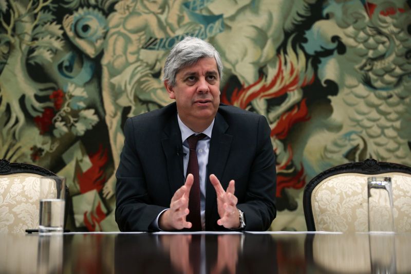 FILE PHOTO: Portugal’s Finance Minister and Eurogroup President Mario Centeno