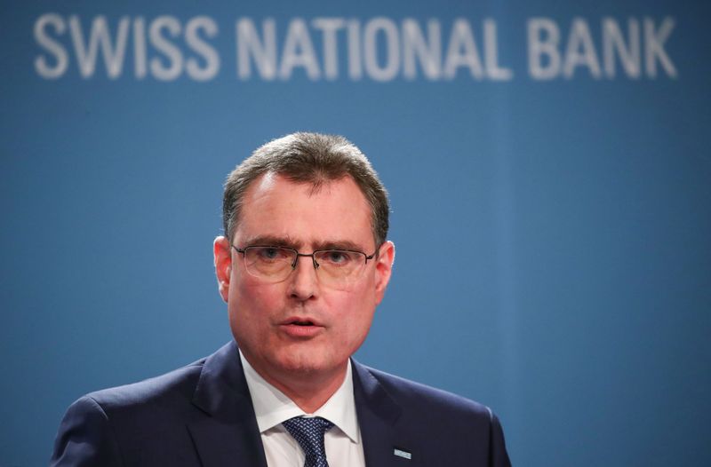 FILE PHOTO:  Swiss National Bank’s end-of-the-year conference in Bern