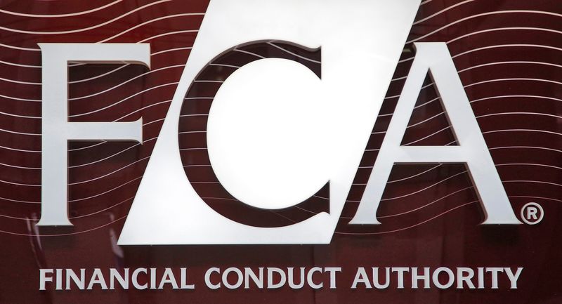 FILE PHOTO: The logo of the new Financial Conduct Authority