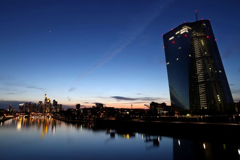 FILE PHOTO: The headquarters of the European Central Bank (ECB)