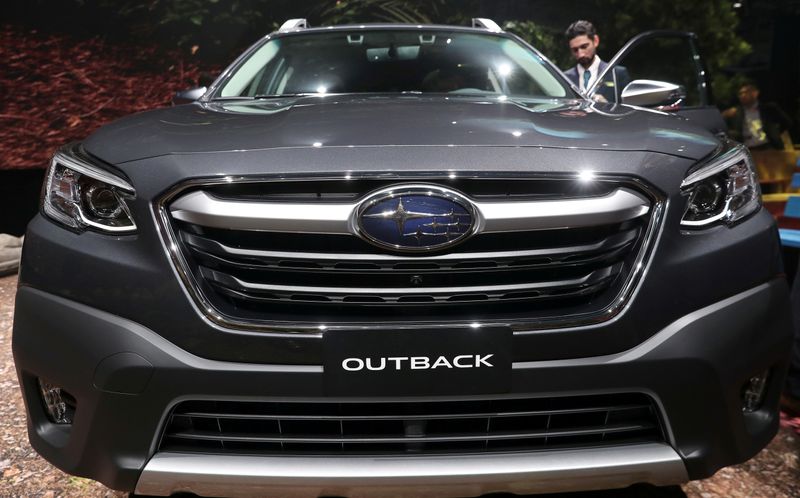 FILE PHOTO: The 2020 Subaru Outback is revealed at the