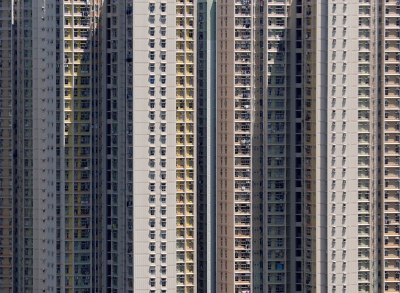 FILE PHOTO: Residential flats are seen in Tung Chung on