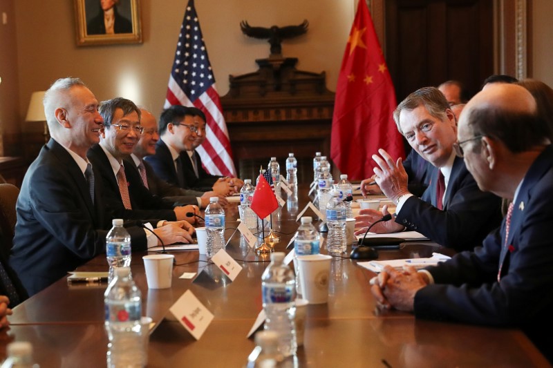 U.S.-China officials participate in opening of US-China Trade Talks at
