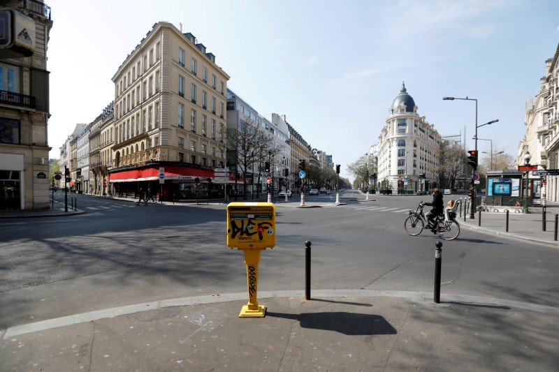 FILE PHOTO: Coronavirus disease (COVID-19) outbreak in Paris