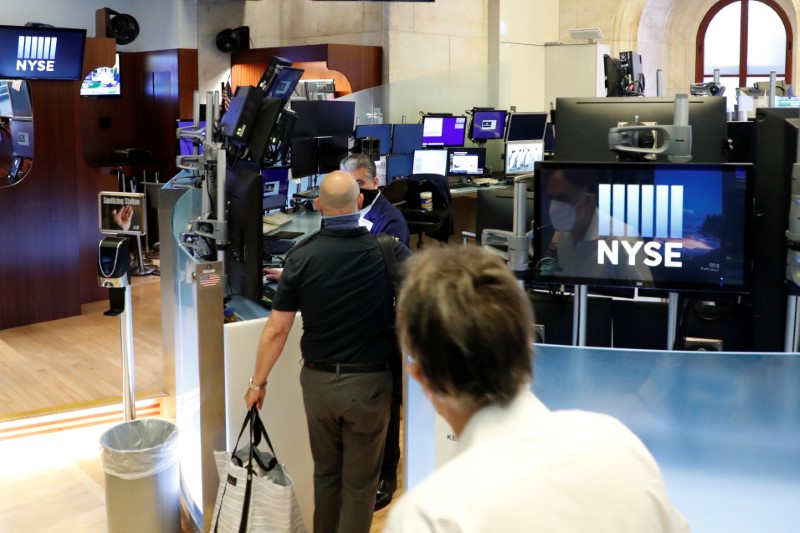 New York Stock Exchange opens during COVID-19