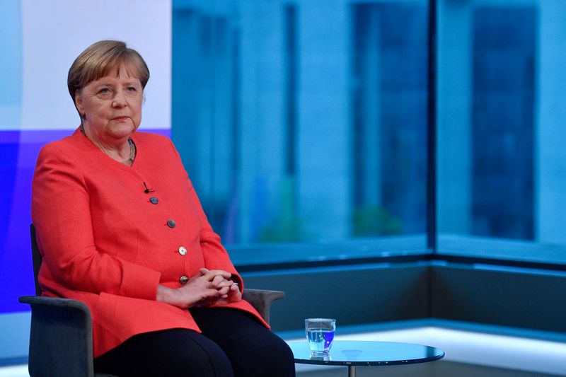 Germany’s Merkel speaks about stimulus package