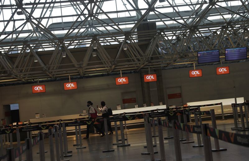 Rio de Janeiro’s International airport during outbreak of the coronavirus