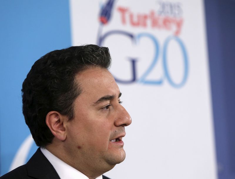 FILE PHOTO: Turkey’s Deputy Prime Minister for the Economy Babacan