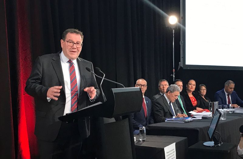 New Zealand’s Finance Minister Robertson speaks about the “wellbeing” budget
