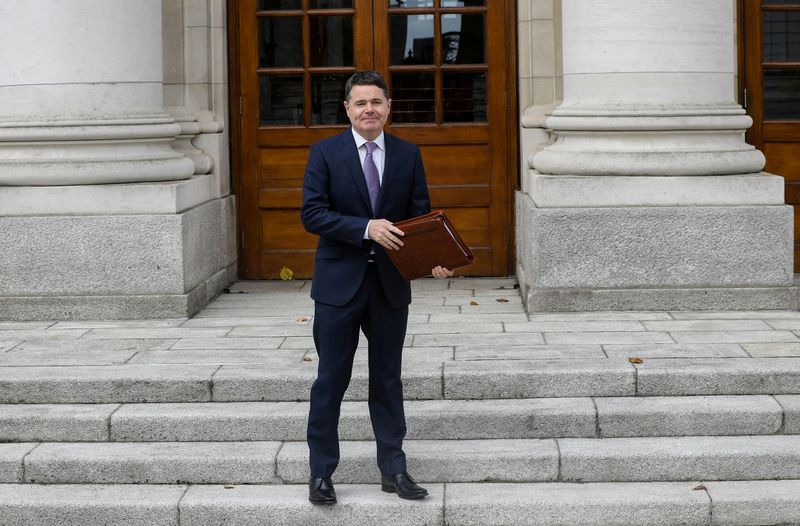 Irish Finance Minister Paschal Donohoe presents Budget 2020 at Government