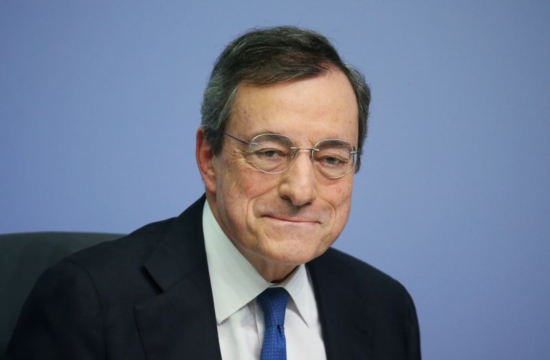 FILE PHOTO: Former European Central Bank chief Mario Draghi