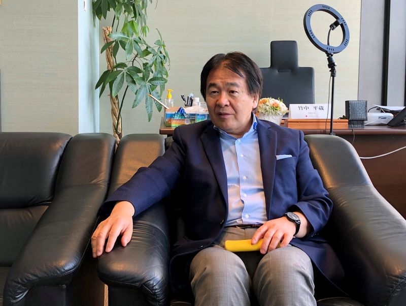Heizo Takenaka, former Japanese economy minister and currently professor at