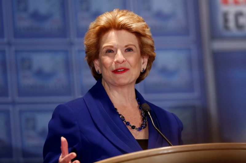 FILE PHOTO: Democratic U.S. Senator Debbie Stabenow addresses the Detroit