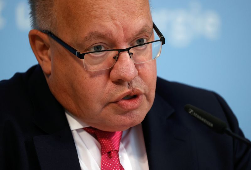 German Economy Minister Peter Altmaier attends a news conference in