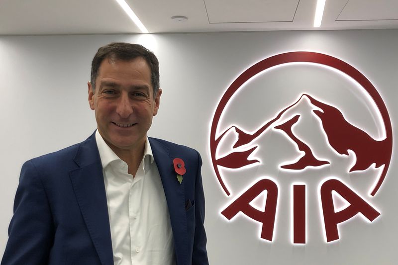 AIA Group’s Chief Investment Officer Konyn poses for a picture