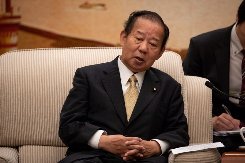 Toshihiro Nikai, Secretary General of the Japanese Liberal Democratic Party,