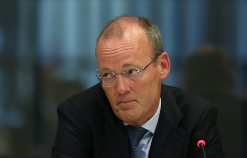 ECB board member Knot appears at a Dutch parliamentary hearing