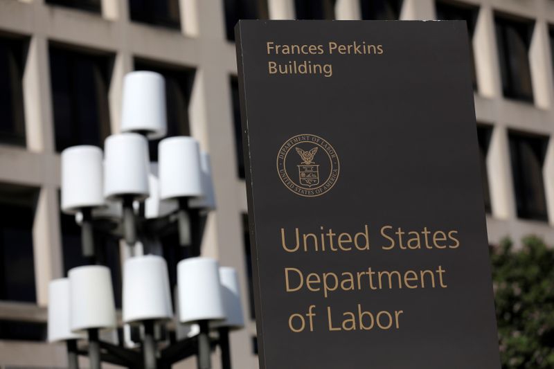 The United States Department of Labor is seen in Washington,