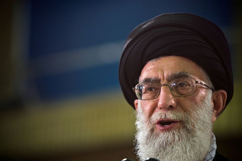 FILE PHOTO: Iran’s Supreme Leader Ayatollah Ali Khamenei speaks live
