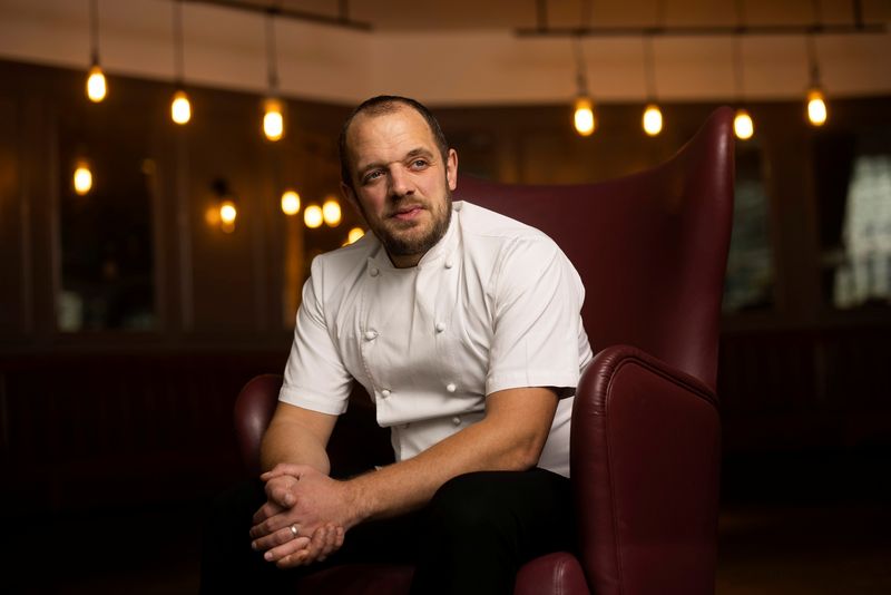 James Knappett, founder and head chef of ‘Home’ poses for