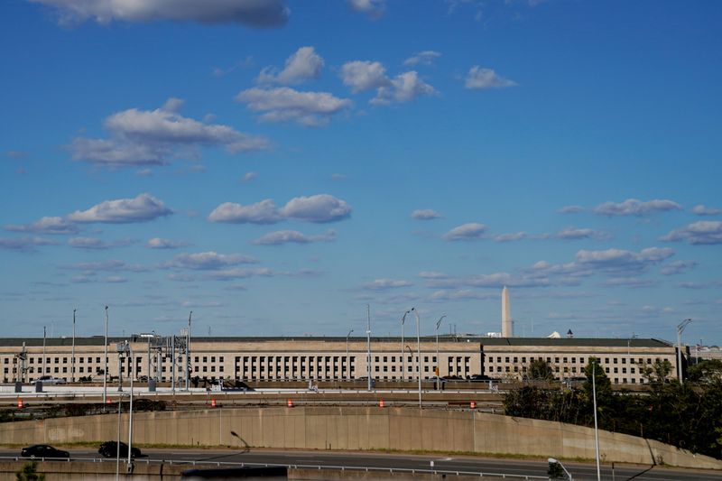 FILE PHOTO: The Pentagon building is seen in Arlington, Virginia