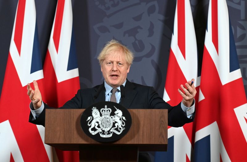 British PM Johnson holds news conference on Brexit trade deal