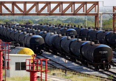 Oil tanker railcars of Mexican state oil firm Pemex’s are