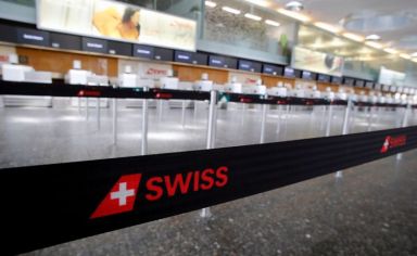 Check-in counters closed at Zurich Airport